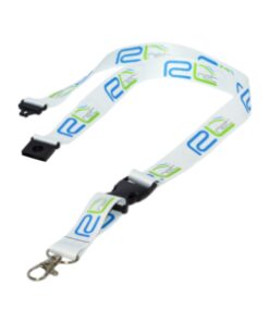 Lanyard da 2 cm. con fibbia staccabile e sgancio di sicurezza