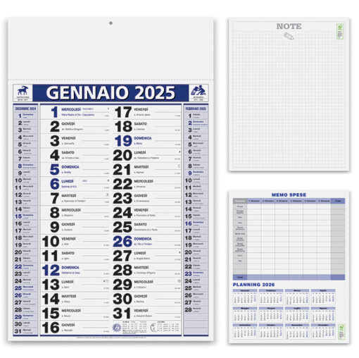 Calendario olandese 2025 da muro personalizzato a più colori - immagine 6