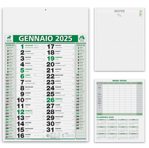 Calendario olandese 2025 da muro personalizzato a più colori - immagine 5